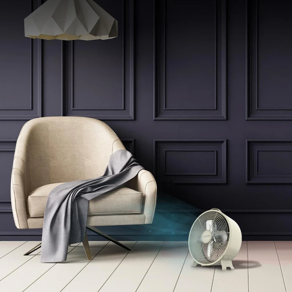 EnergySilence 400 Retro Desk Beige CEC-08211 - Επιτραπέζιος Ανεμιστήρας 25 W | 20cm