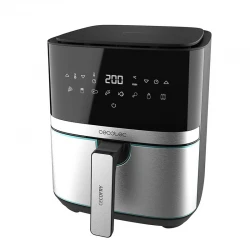Cecofry Full Inox 5500 Pro CEC-03317 - Ψηφιακή Φριτέζα Αέρος (Air Fryer) Με Αποσπώμενο Κάδο 5.5 Lt Ασημί