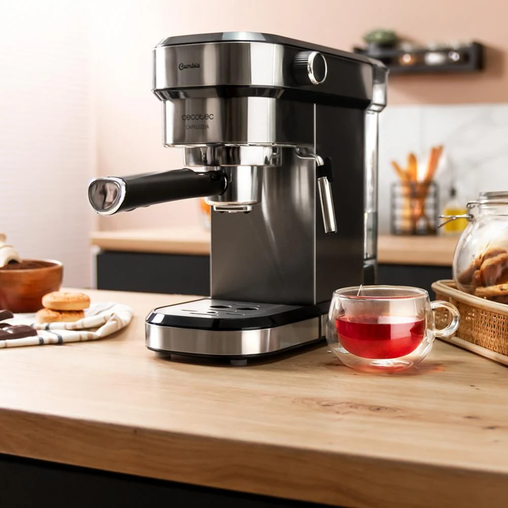 Cafelizzia 790 Steel Duo CEC-01646 - Μηχανή Espresso 1350 W Πίεσης 20 Bar Ασημί