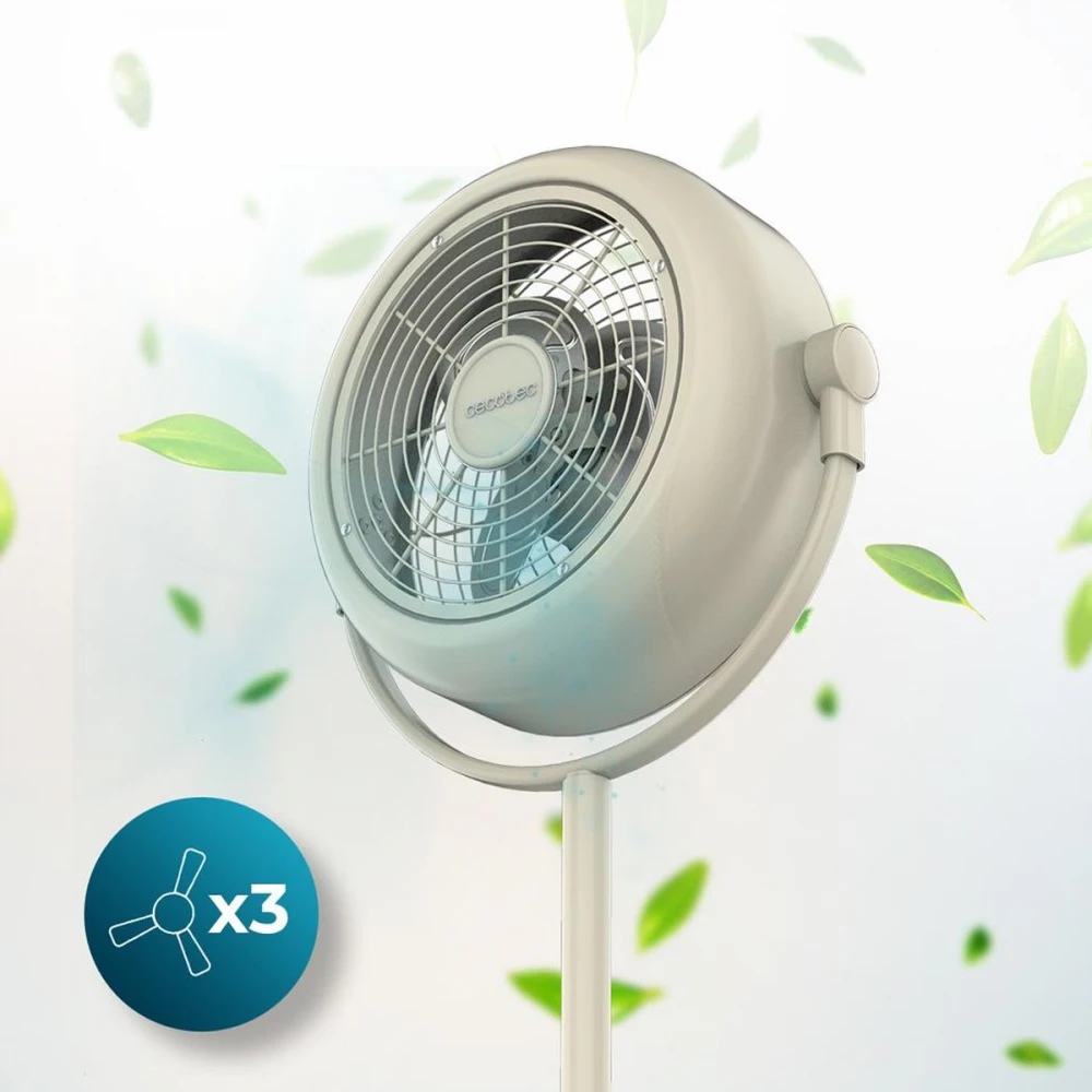 EnergySilence 250 Classic Style CEC-08205 - Ανεμιστήρας Ορθοστάτης με Ρετρό Σχεδιασμό 25W | 25cm