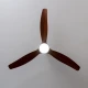 EnergySilence Aero 5275 Dark Wood CEC-08554 - Ανεμιστήρας Οροφής 2 σε 1 με Φως, Διπλής Κατεύθυνσης και Τηλεχειριστήριο 40W | 132cm