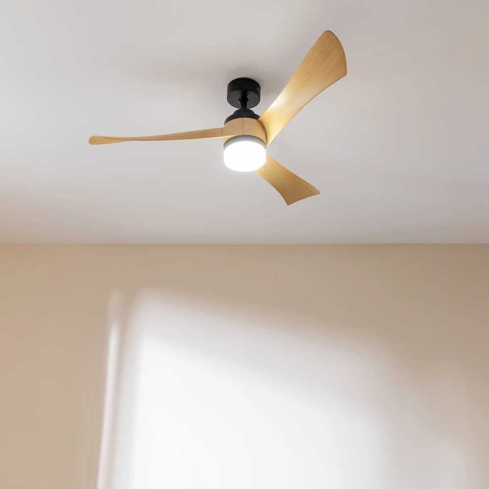 Energy Silence Aero 5285 White Wood CEC-08477 - Ανεμιστήρας Οροφής 2 Σε 1 Διπλής Κατεύθυνσης Με Τηλεχειριστήριο 40W