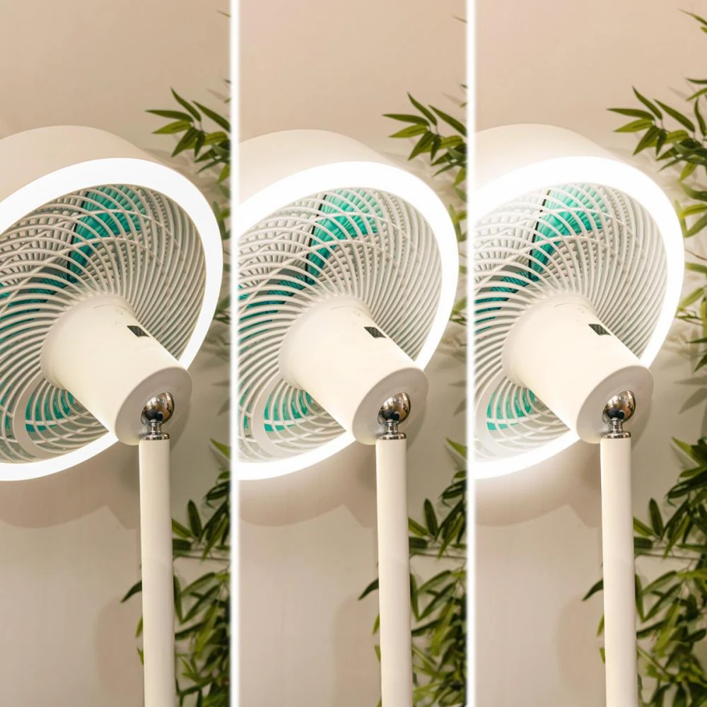 Energy Silence Fan Lamp CEC-08346 - Ανεμιστήρας Ορθοστάτης-Φωτιστικό 360° Με Τηλεχειριστήριο 36W