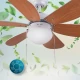 EnergySilence Aero 360 CEC-05939 - Ανεμιστήρας Οροφής 2 σε 1 με Φως, Διπλής Κατεύθυνσης 50W | 92cm