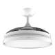 Energy Silence Aero 4280 Invisible White CEC-05992 - Ανεμιστήρας Οροφής 2 Σε 1 Διπλής Κατεύθυνσης Με Τηλεχειριστήριο 40W | 106cm
