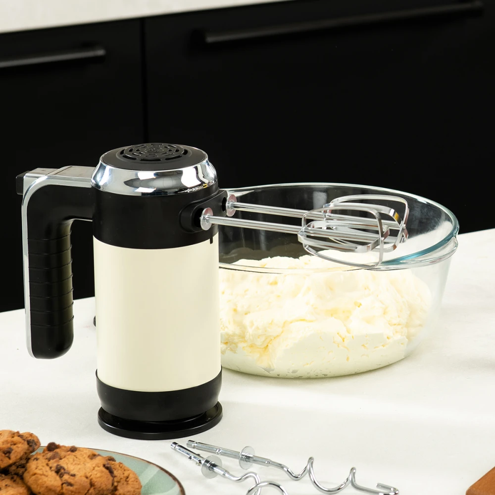 WKHM250WH - Μίξερ Χειρός 350 W Λευκό Με Βάση Τοποθέτησης Retro Series