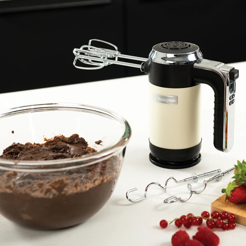 WKHM250WH - Μίξερ Χειρός 350 W Λευκό Με Βάση Τοποθέτησης Retro Series