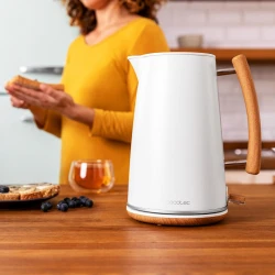 Thermosense 400 White Woody CEC-01480 - Βραστήρας 1.7 Lt 3000 W Λευκός