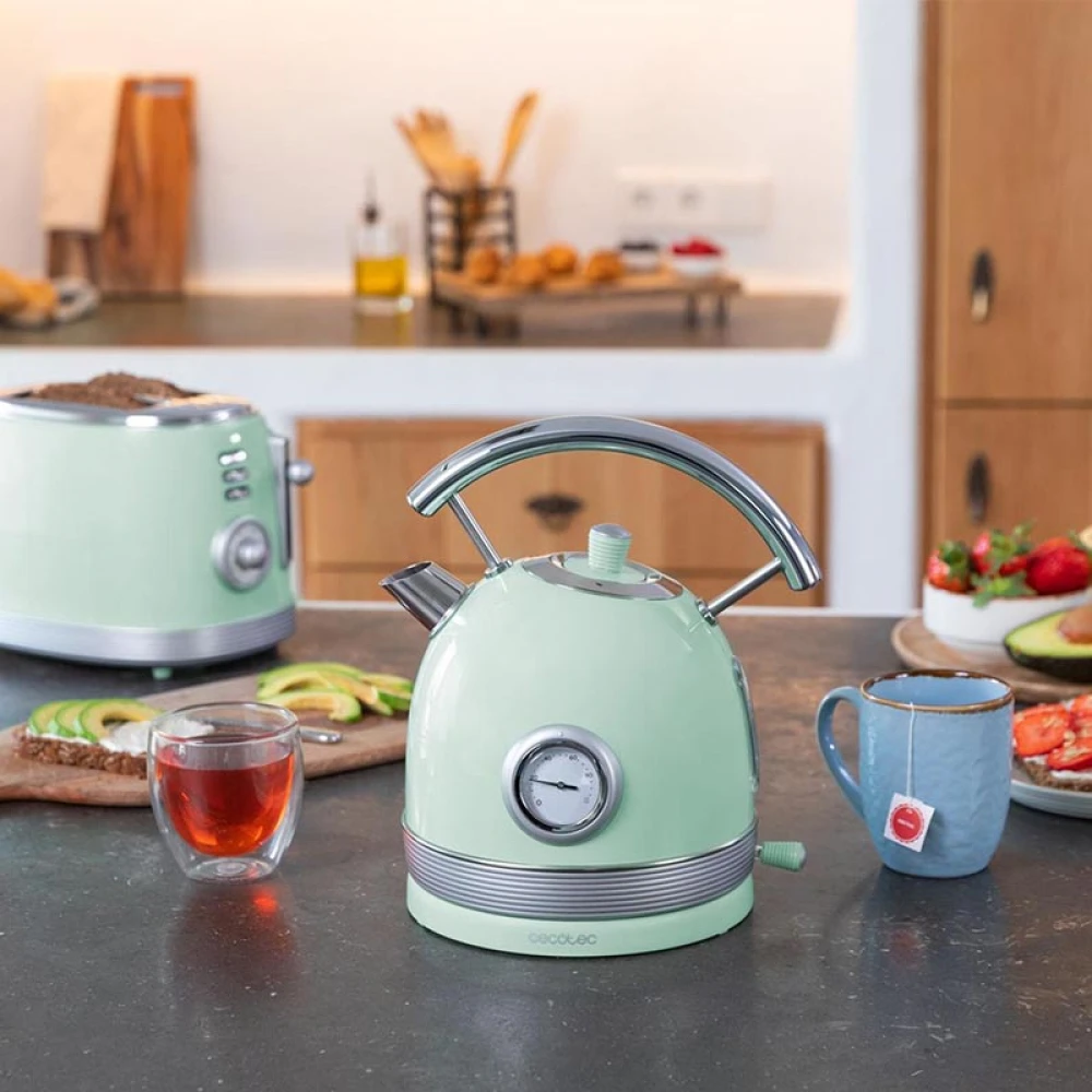 ThermoSense 420 Vintage CEC-01483 - Βραστήρας 1.8 Lt 2200 W Πράσινος