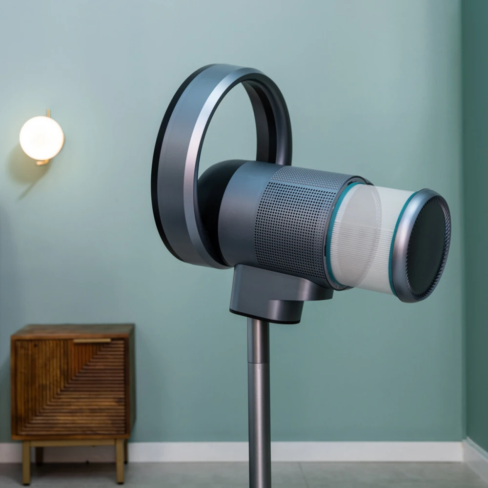 TotalPure 2in1 MoonStyle Dark CEC-08249 - WI-FI Ανεμιστήρας Ορθοστάτης & Καθαριστής αέρα 35 W, χωρίς Φτερωτές, με Τηλεχειριστήριο.