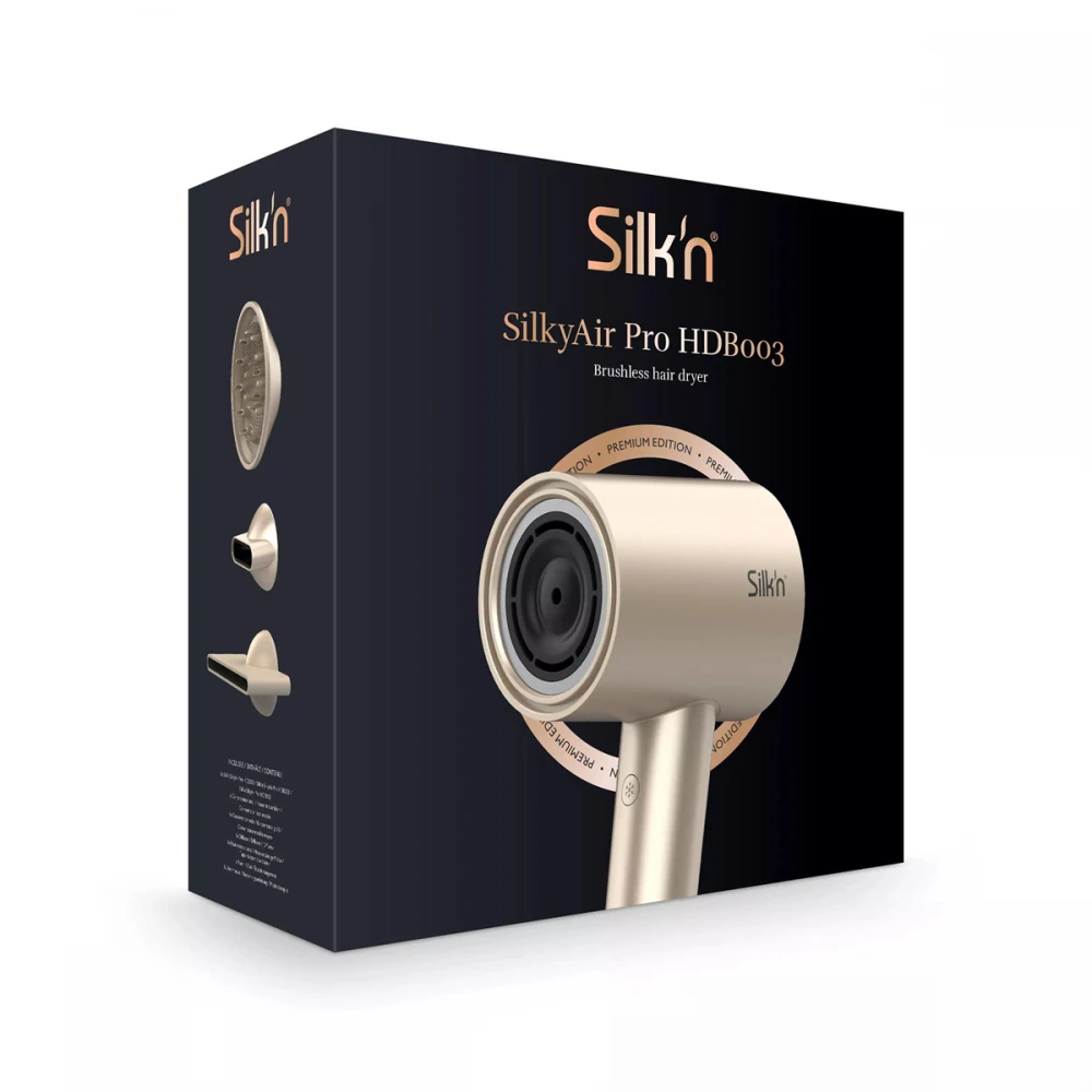 SILKY AIR PRO
(HDB3PE1001) - Ψηφιακό, Επαγγελματικό Brushless Πιστολάκι Μαλλιών 1600W