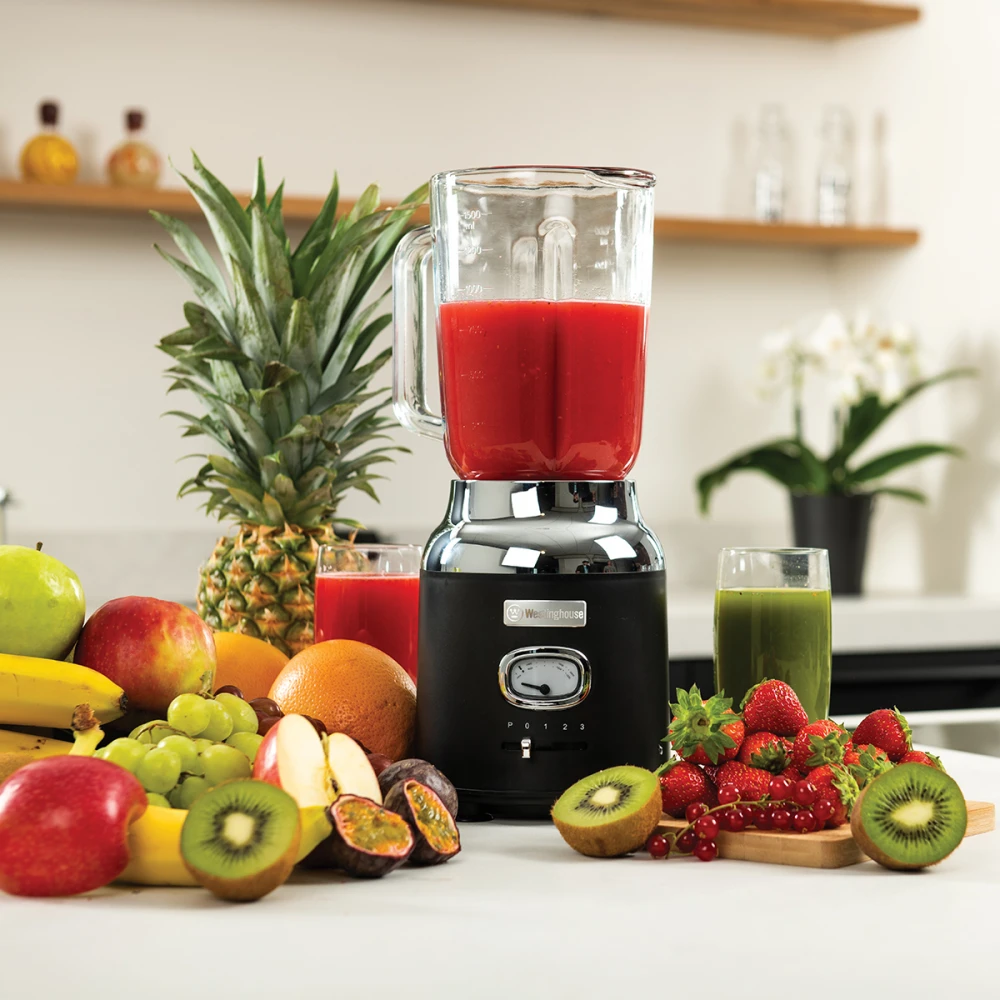 WKBE221BK - Μπλέντερ Με Γυάλινη Κανάτα 1. 5 Lt 600 W Μαύρο Retro Series