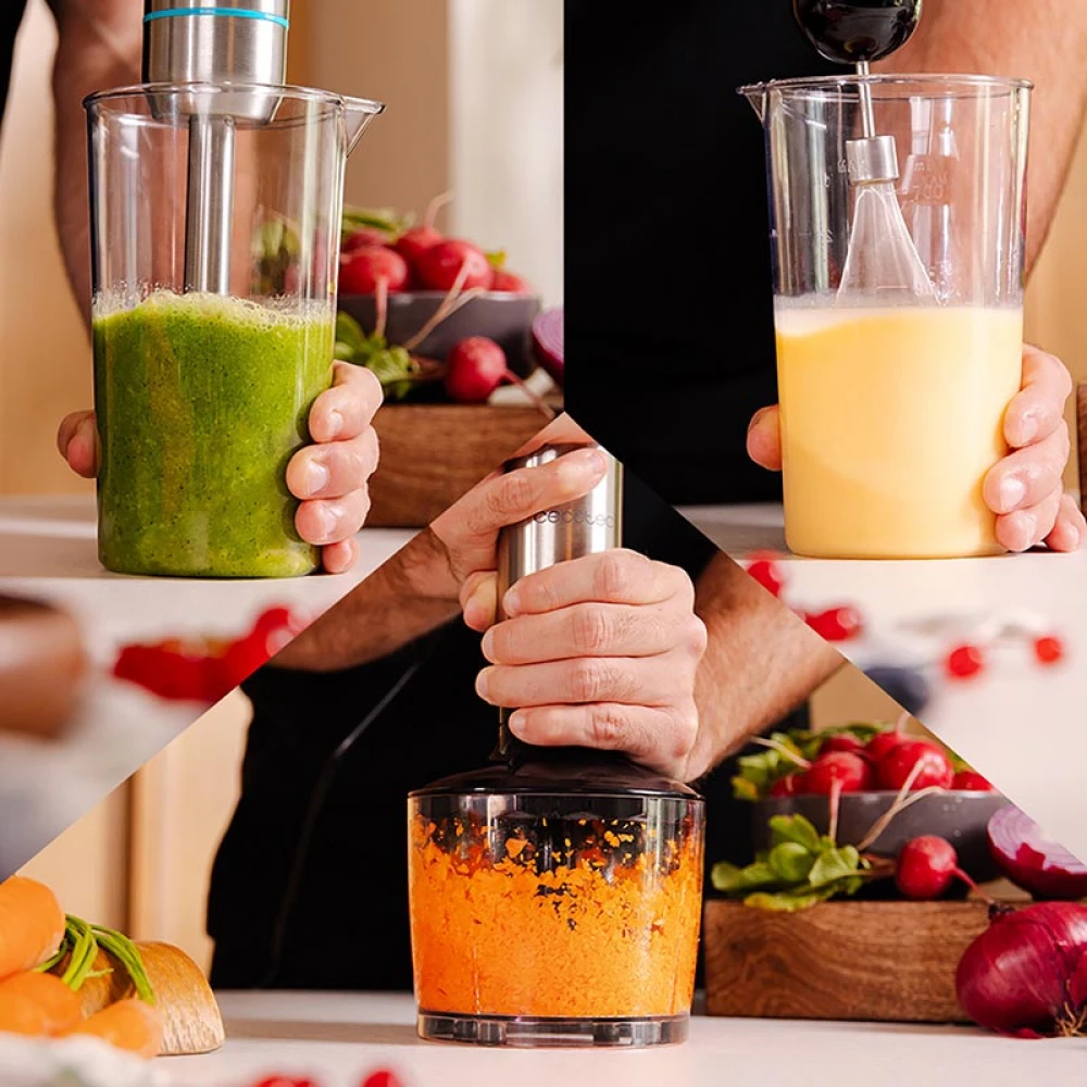 Power Neutron 1100MAX Cream&Crush CEC-03912 - Ραβδομπλέντερ 800 W με Μέγιστη Απόδοση 1100 W Ασημί