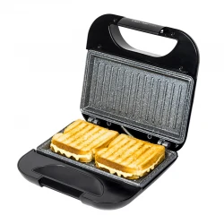 Rock'nToast Square CEC-03030 - Τοστιέρα Γκριλιέρα 750 W Ασημί