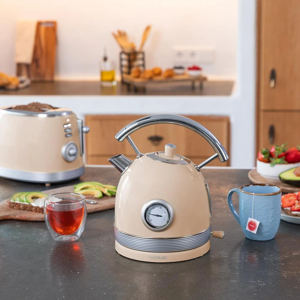 ThermoSense 420 Vintage CEC-01485 - Βραστήρας 1.8 Lt 2200 W Μπεζ