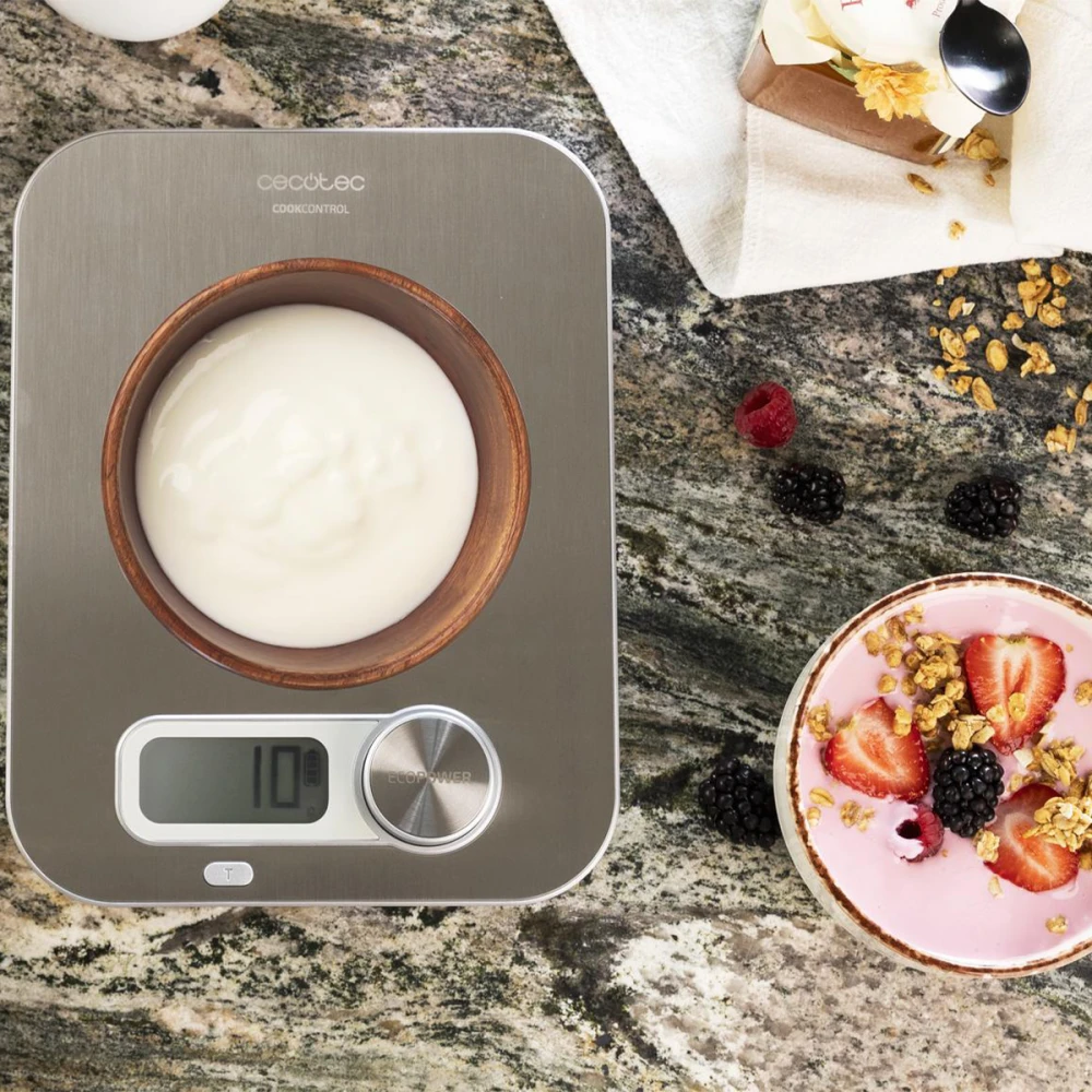 Cook Control 10200 EcoPower CEC-04143 - Ψηφιακή Ζυγαριά Κουζίνας 1 G / 8 Kg Inox