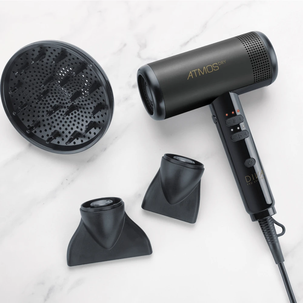 ATMOS DRY (ATM001) ECO - Επαγγελματικό Πιστολάκι Μαλλιών Με Στενό Μαγνητικό Στόμιο & Φυσούνα 2000 W