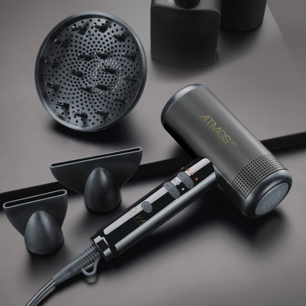 ATMOS DRY (ATM001) ECO - Επαγγελματικό Πιστολάκι Μαλλιών Με Στενό Μαγνητικό Στόμιο & Φυσούνα 2000 W