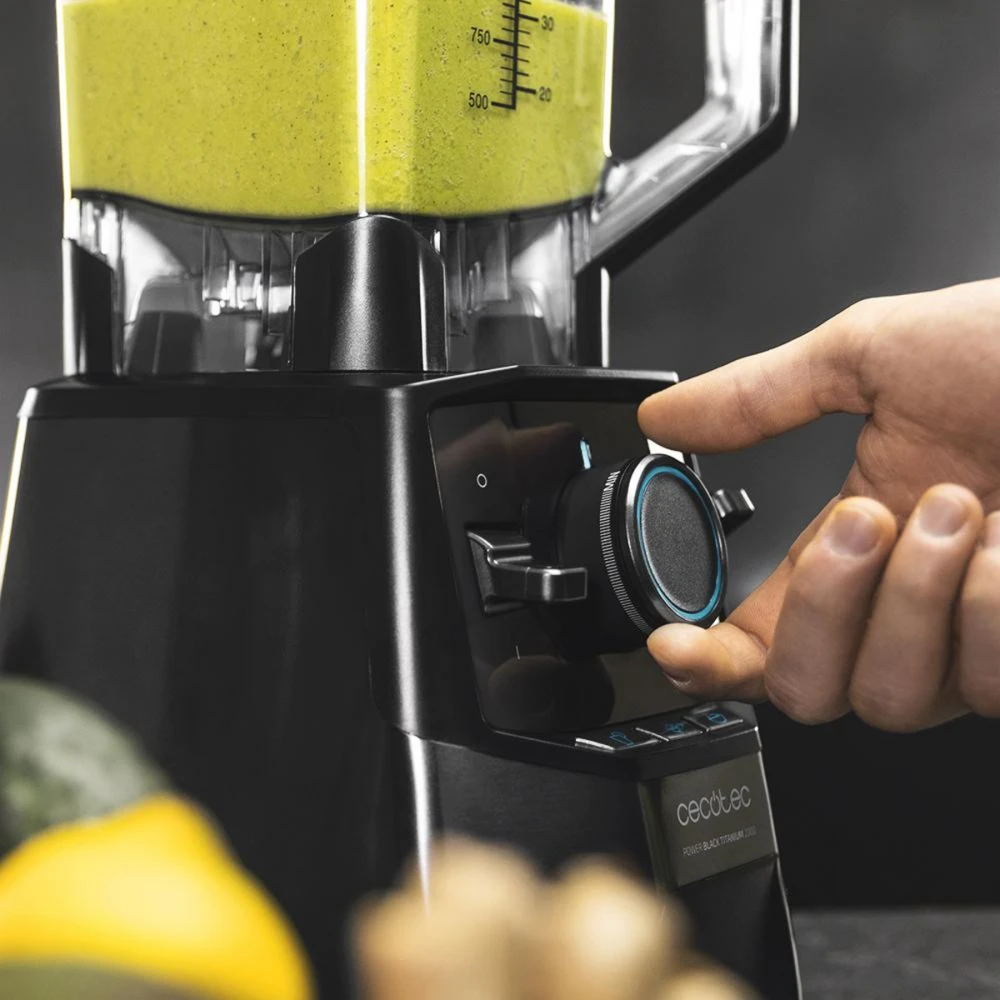 Power Black Titanium 2600MAX Pro CEC-04118 - Μπλέντερ για Smoothies Με Πλαστική Κανάτα 2 Lt 2000 W Μαύρο