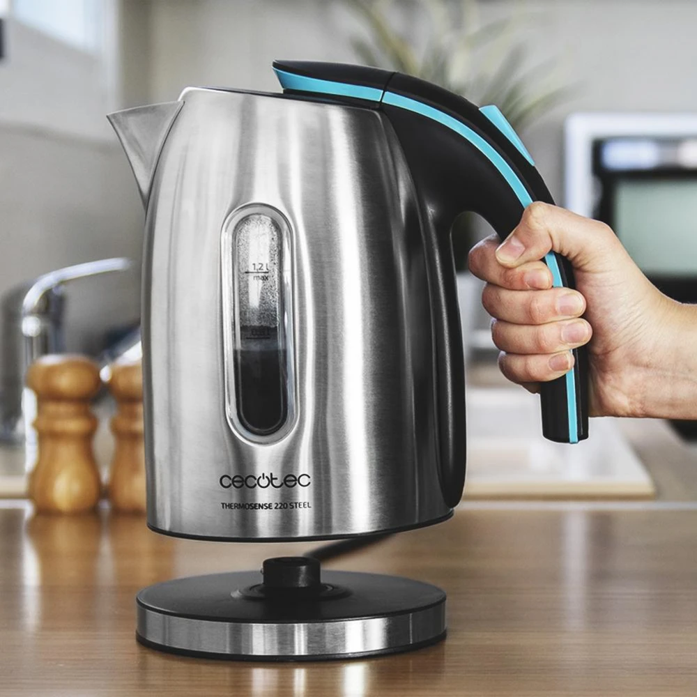ThermoSense 220 Steel CEC-01513 - Βραστήρας 1.2 Lt 1630 W Ασημί