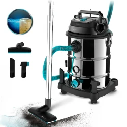 Conga Rockstar Wet & Dry Steel Pro CEC-08115 - Ηλεκτρική Σκούπα Υγρών & Στερεών 1600 W Με Κάδο 30 Lt