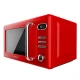 Proclean 5110 Retro Red CEC-01715 - Φούρνος Μικροκυμάτων με Grill 20 Lt Κόκκινος