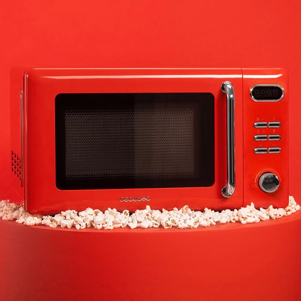 Proclean 5110 Retro Red CEC-01715 - Φούρνος Μικροκυμάτων με Grill 20 Lt Κόκκινος