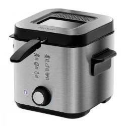 CleanFry Infinity 1500 CEC-03070 - Φριτέζα Λαδιού με Αποσπώμενο Κάδο 1.5 Lt Ασημί