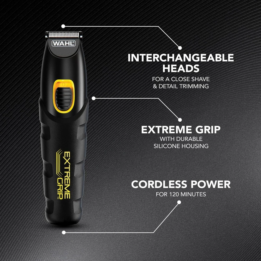 EXTREME GRIP ADVANCED - Επαναφορτιζόμενο Trimmer Προσώπου / Σώματος με 4 Κεφαλές  102281