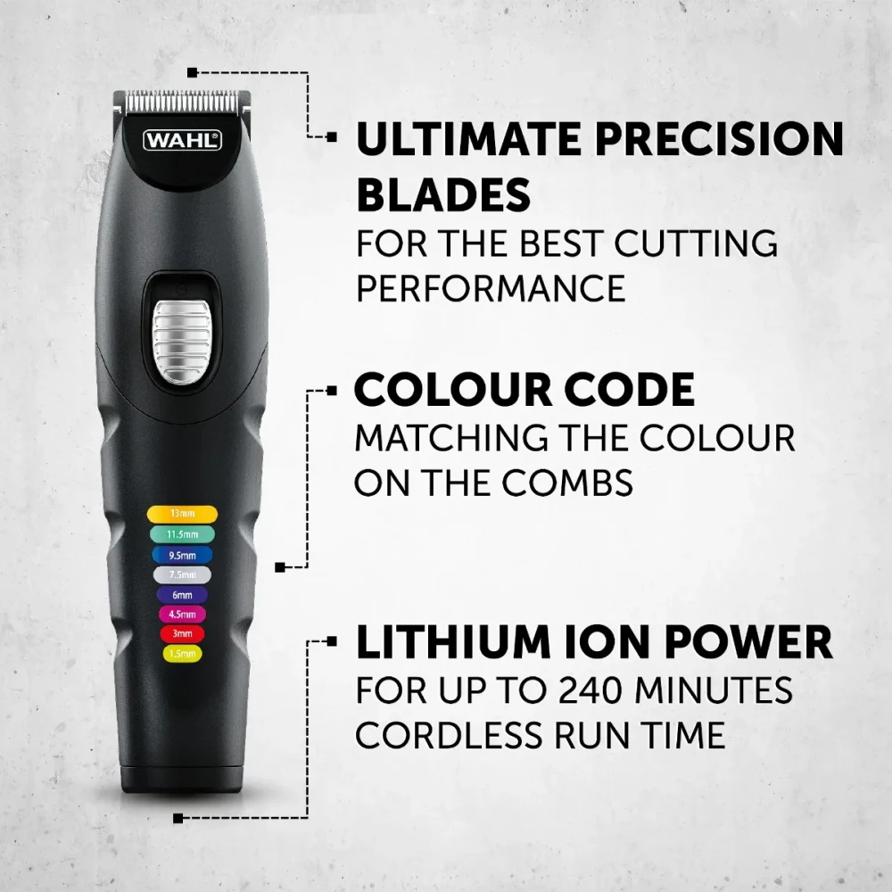 COLOR TRIM ADVANCED - Ρεύματος / Επαναφορτιζόμενο Trimmer Προσώπου / Σώματος με 4 Κεφαλές  102279