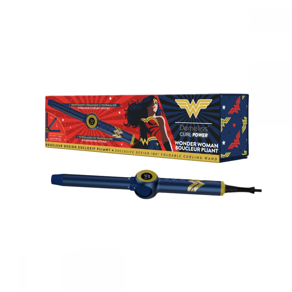 WONDER WOMAN CURL POWER (20025) - Ψηφιακό Ψαλίδι Μαλλιών Για Μπούκλες 2. 5 cm Με Κεραμική Πλάκα 210°C