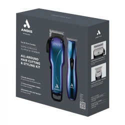 GALAXY CUT & TRIM COMBO #561563 - Σετ Επαγγελματική Ρευματος - Επαναφορτιζόμενη Κουρευτική Μηχανή και Τριμερ GALAXY CUT | 102339