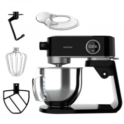 Twist&Fusion 4000 Luxury Black 04169 - Κουζινομηχανή 800 W με Ανοξείδωτο Κάδο 5.2 Lt
