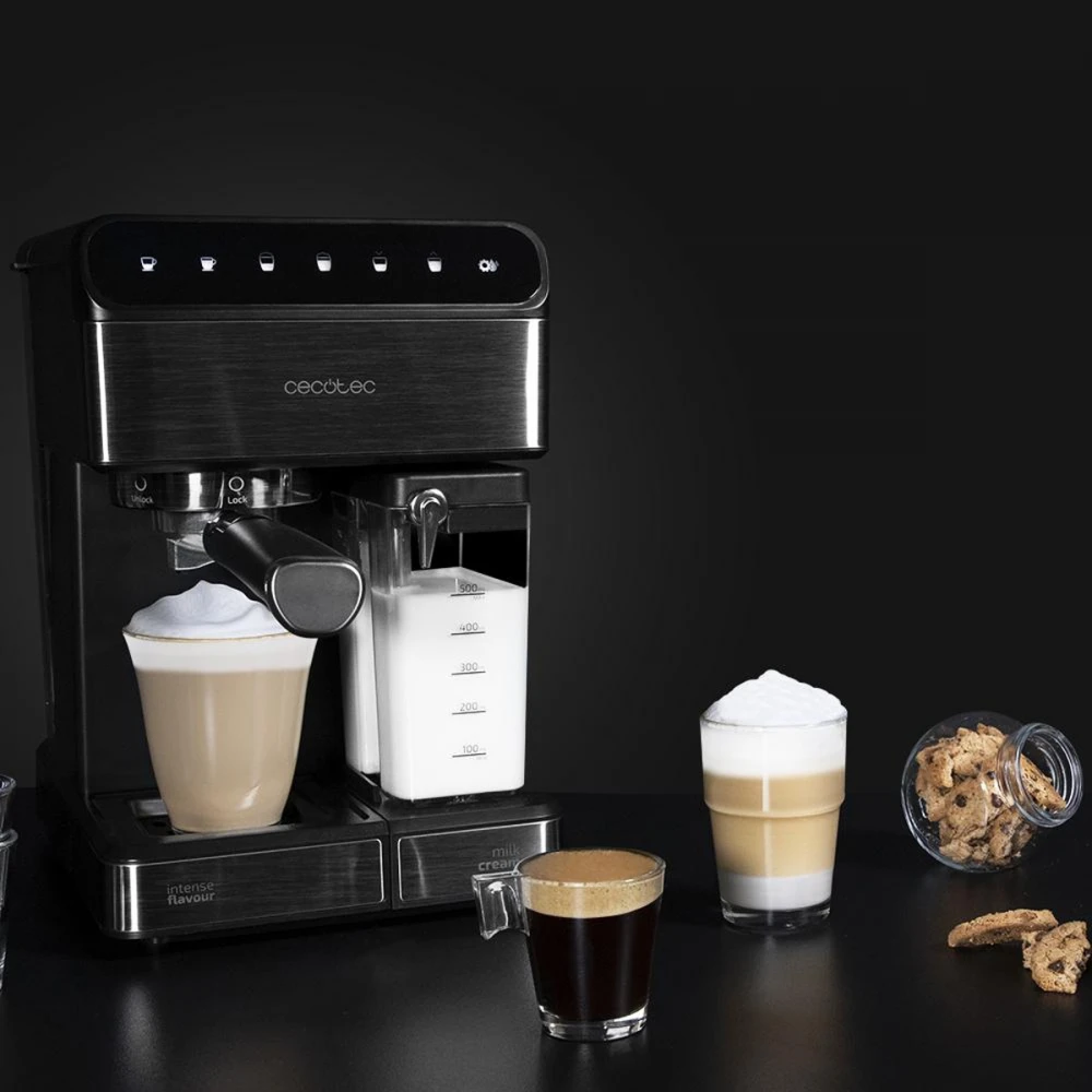 POWER INSTANT-CCINO 20 TOUCH SERIE NERA 01558 - Μηχανή Espresso & Cappuccino 1350 W |20 Bar