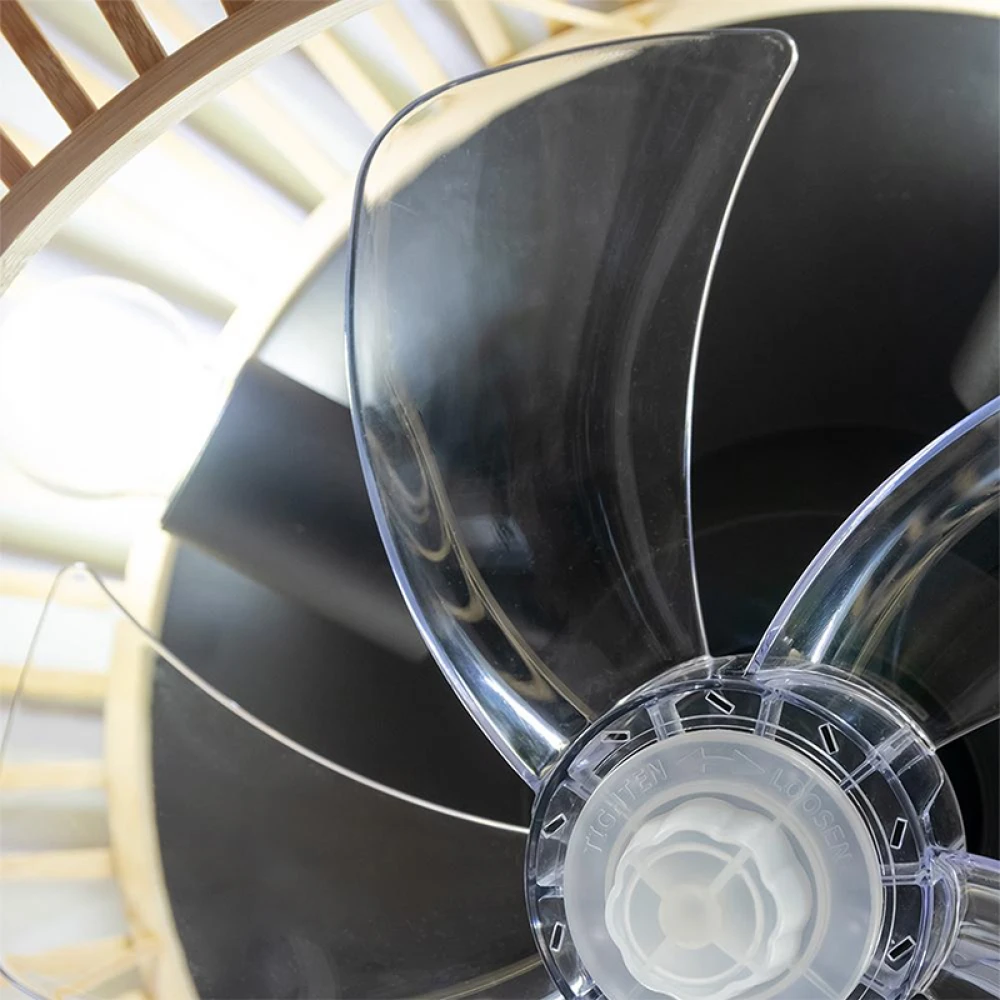 ENERGYSILENCE LAMPAERO 600 NATURAL LIGHTWOOD 08643 - Ανεμιστήρας Οροφής 2 σε 1 20W