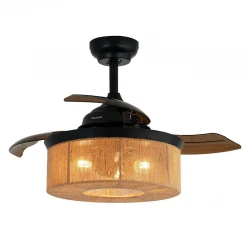 ENERGYSILENCE AERO 3600 INVISIBLE NATURAL STYLE 08624 - Ανεμιστήρας Οροφής 2 Σε 1 με Τηλεχειριστήριο 25W