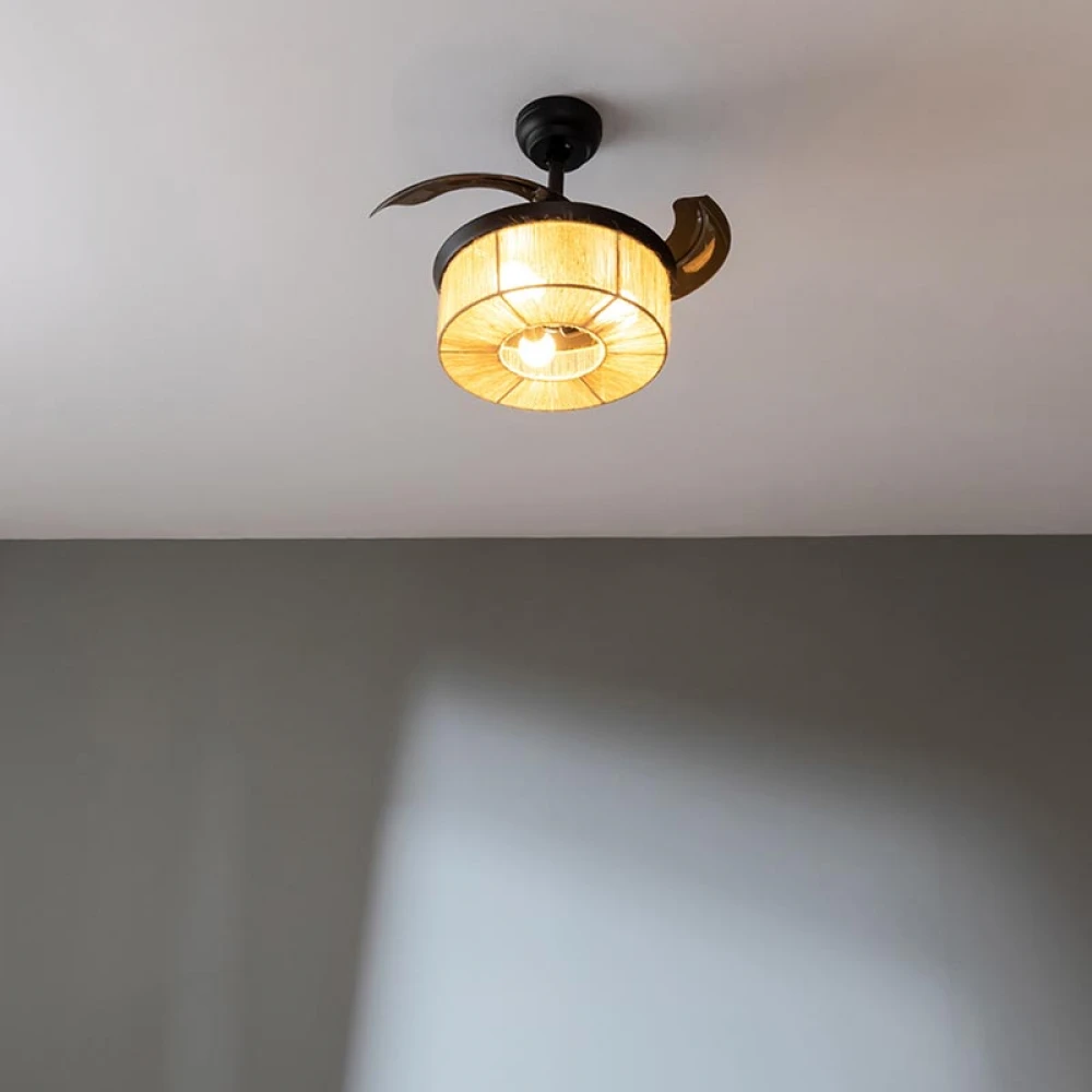 ENERGYSILENCE AERO 3600 INVISIBLE NATURAL STYLE 08624 - Ανεμιστήρας Οροφής 2 Σε 1 με Τηλεχειριστήριο 25W