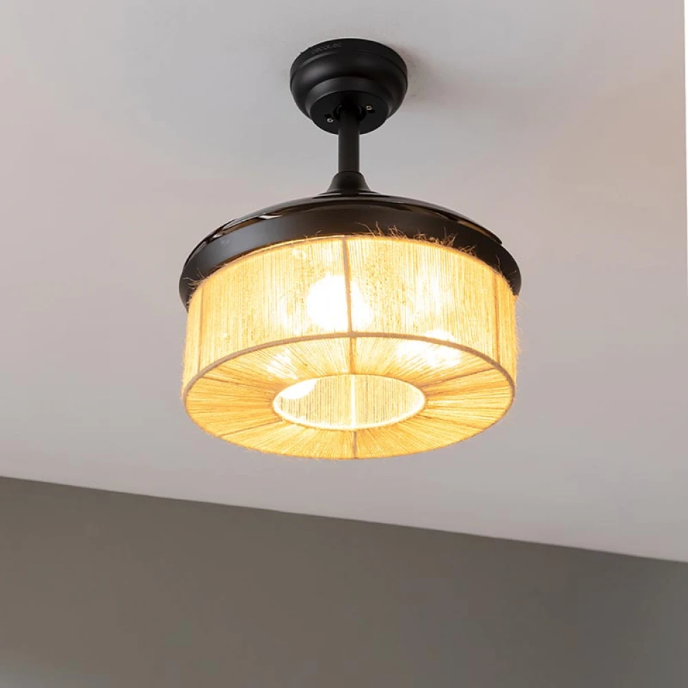 ENERGYSILENCE AERO 3600 INVISIBLE NATURAL STYLE 08624 - Ανεμιστήρας Οροφής 2 Σε 1 με Τηλεχειριστήριο 25W