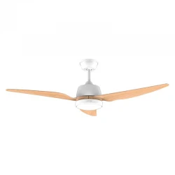 ENERGY SILENCE AERO 5200 WHITE WOOD 08492 - Ανεμιστήρας Οροφής 2 Σε 1 62W