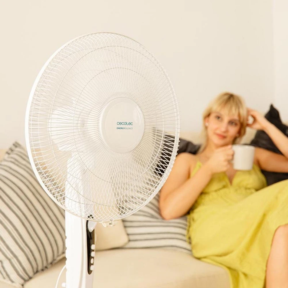 ENERGYSILENCE 515 MAXFLOW WHITE 08297 - Ανεμιστήρας Ορθοστάτης 45W| 40cm