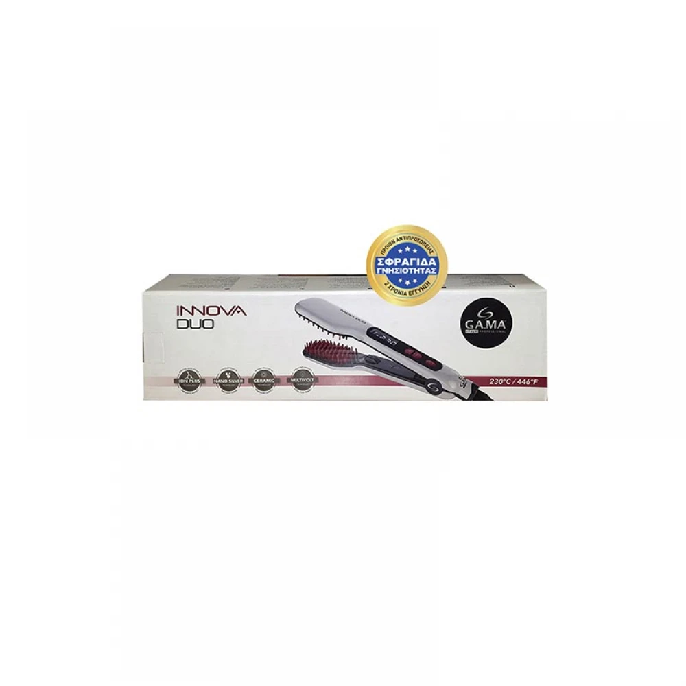INNOVA DUO - Ηλεκτρική Ψηφιακή Βούρτσα Κεραμική Για Ίσιωμα 63 W