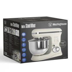 WKSMXR498WH - Κουζινομηχανή με Ανοξείδωτο Κάδο 5 Lt 1200 W