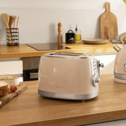 TOAST&TASTE VINTAGE 800 LIGHT BEIGE 03212 - Φρυγανιέρα 2 Θεσεων | 850W
