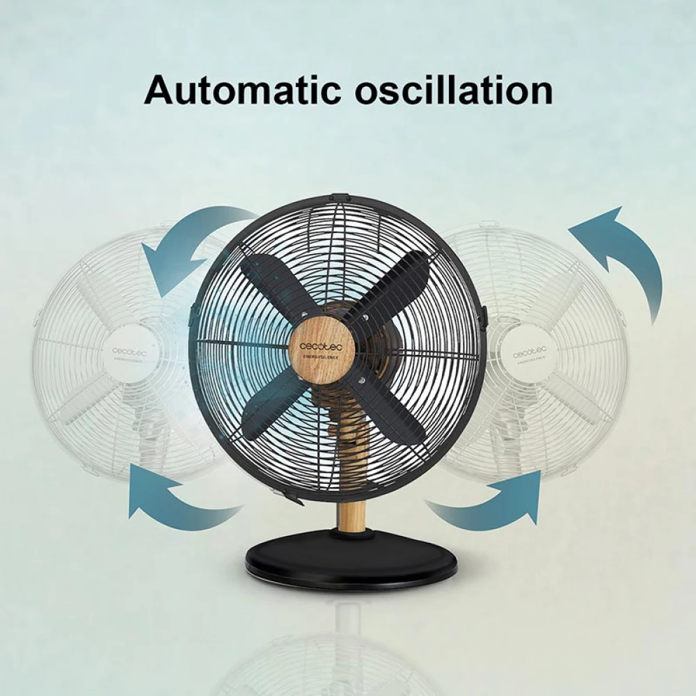 ENERGYSILENCE 600 WOODDESK 08230 - Ανεμιστήρας Επιτραπέζιος 40 W | 30 cm