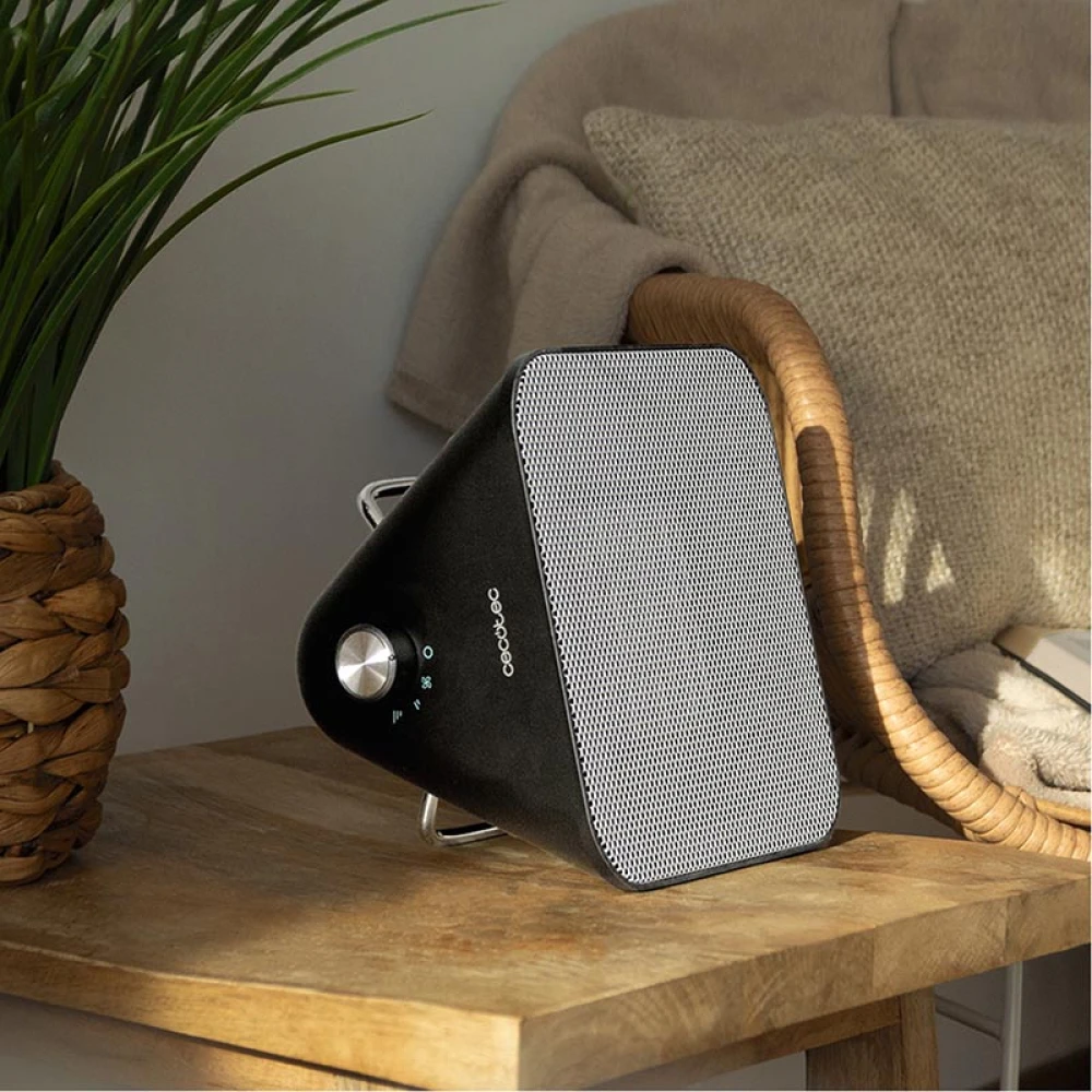 READYWARM 1500 MAX CERAMIC DESIGN BLACK 08286 - Αερόθερμο Δαπέδου 1500W Κεραμικό