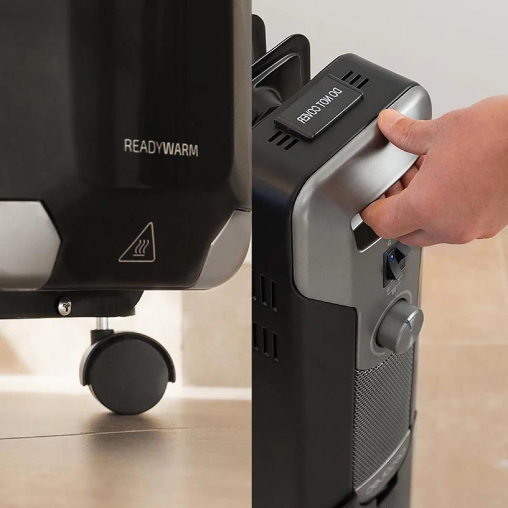 READYWARM 11000 SPACE 
BLACK 05885 - Καλοριφέρ Λαδιού Με 11 Φέτες 2000 W