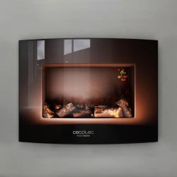 READYWARM 2200 CURVED FLAMES CONNECTED 05365 - Ηλεκτρικό Τζάκι Επιτοίχιο 2000W