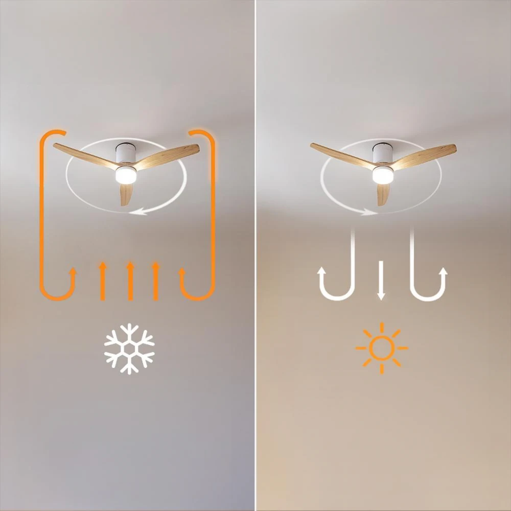 ENERGYSILENCE AERO 5600 CLASSIC 107146 - Ανεμιστήρας Οροφής 2 Σε 1 40 W DC | 132 cm