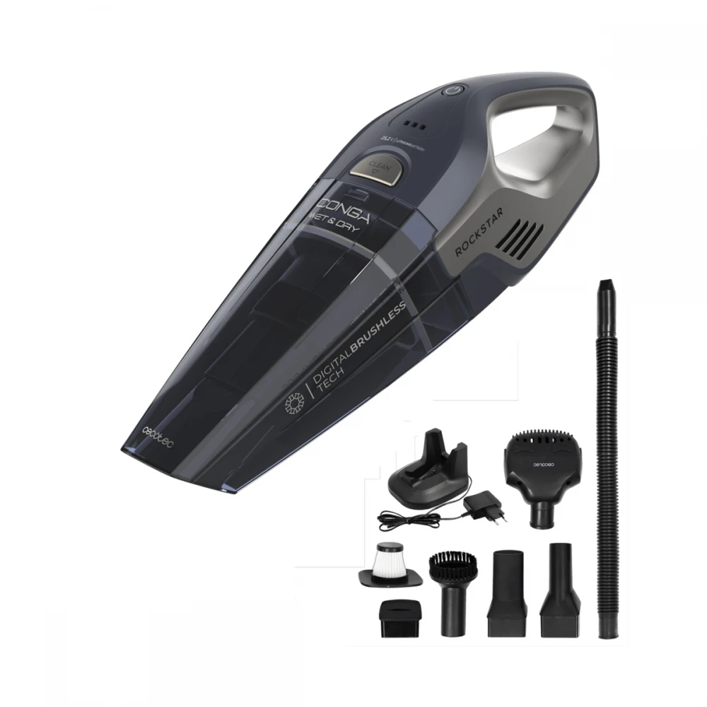 CONGA ROCKSTAR 25.2V ANIMAL HAND 115420 - Επαναφορτιζόμενο Σκουπάκι Χειρός Υγρών & Στερεών 25.2V