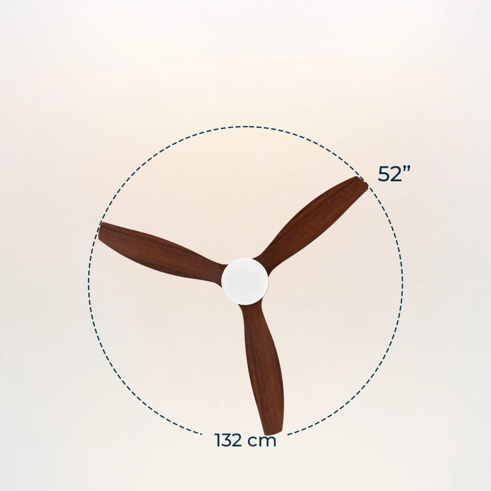 ENERGYSILENCE AERO 5600 CLASSIC BLACK 107148 - Ανεμιστήρας Οροφής 2 Σε 1 40 W DC | 132 cm